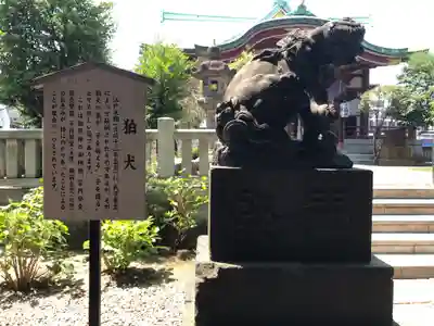 千住神社の狛犬