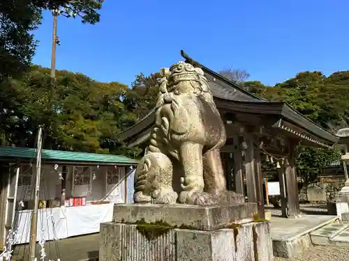 氣多大社の狛犬