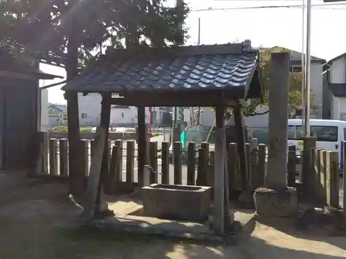 神明社（久地野）の手水舎