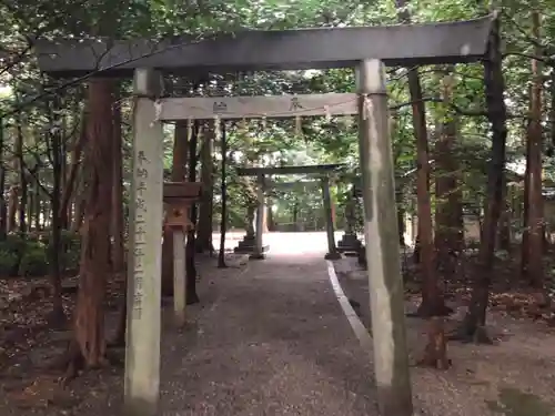 明星神社の鳥居