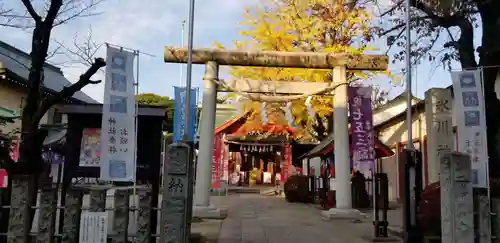 葛飾氷川神社の鳥居