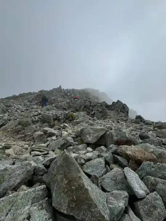 雄山神社峰本社の自然