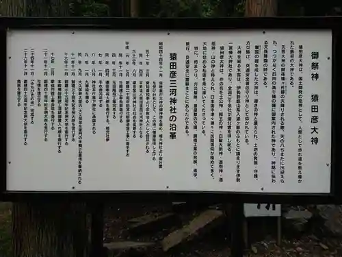 猿田彦三河神社の歴史