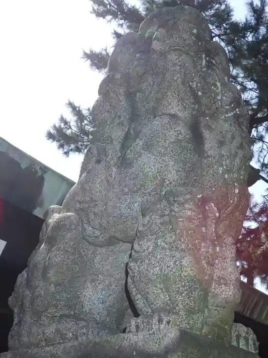 安江八幡宮(金沢水天宮)の狛犬