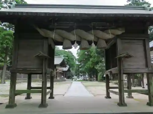 揖夜神社の山門・神門