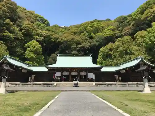 靜岡縣護國神社の本殿・本堂