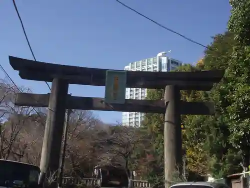 芝東照宮の鳥居