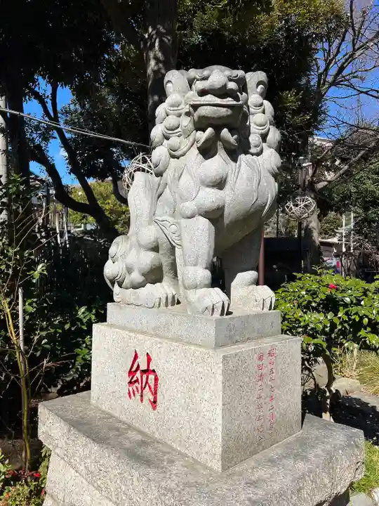 菊田神社の狛犬