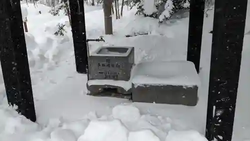 比布神社の手水