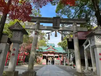 多摩川浅間神社の鳥居