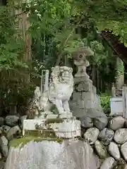 白川八幡神社の狛犬