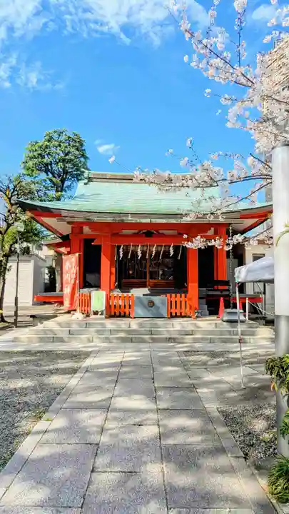 麻布氷川神社の本殿・本堂