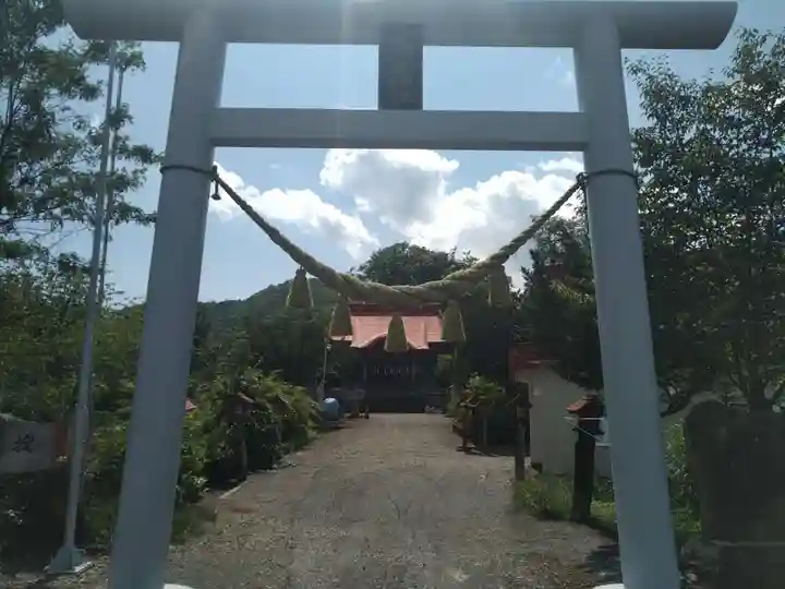 丸瀬布神社の鳥居