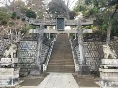 品川神社の鳥居