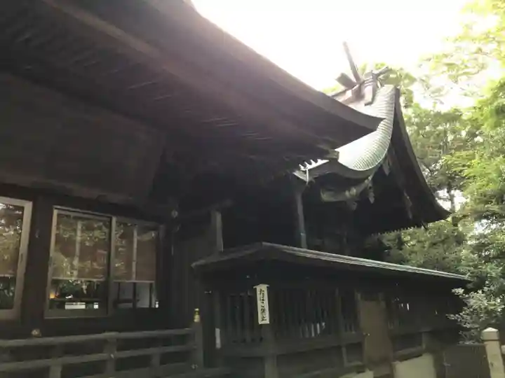 白旗神社の本殿・本堂