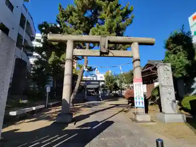 竹塚神社の鳥居