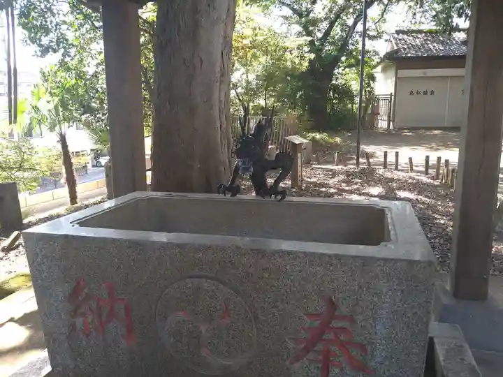 八幡神社の手水舎