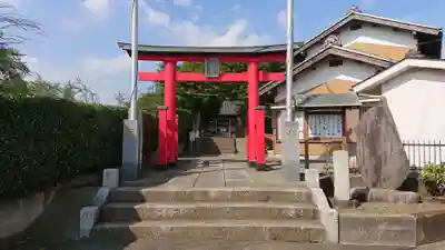 川和八幡神社の鳥居