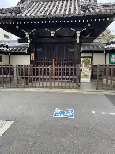 大福寺（浪華仮病院跡）の山門・神門