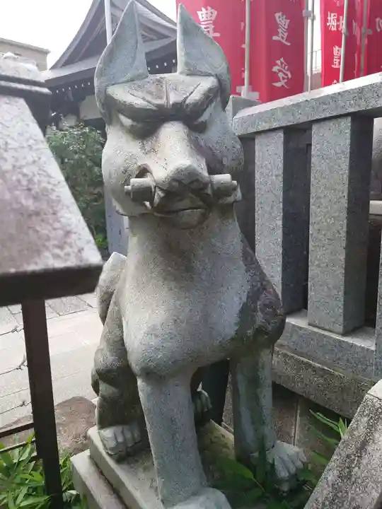 堀切天祖神社の狛犬