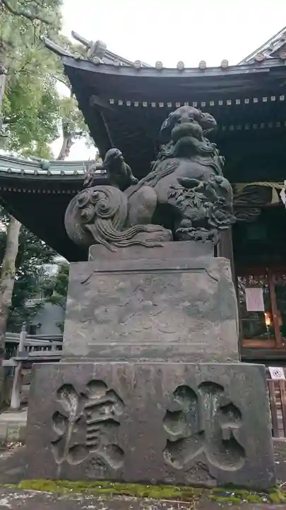 荏原神社の狛犬