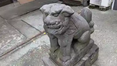 越中白山総社の狛犬