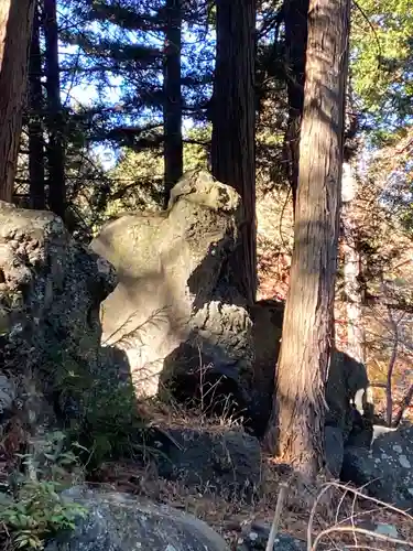 冨士御室浅間神社の狛犬