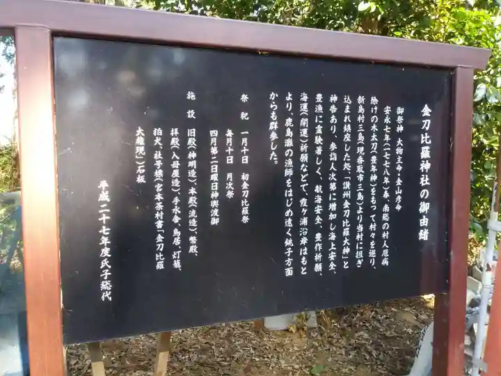 金刀比羅神社の歴史