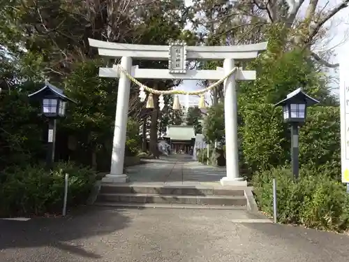 星川杉山神社の鳥居