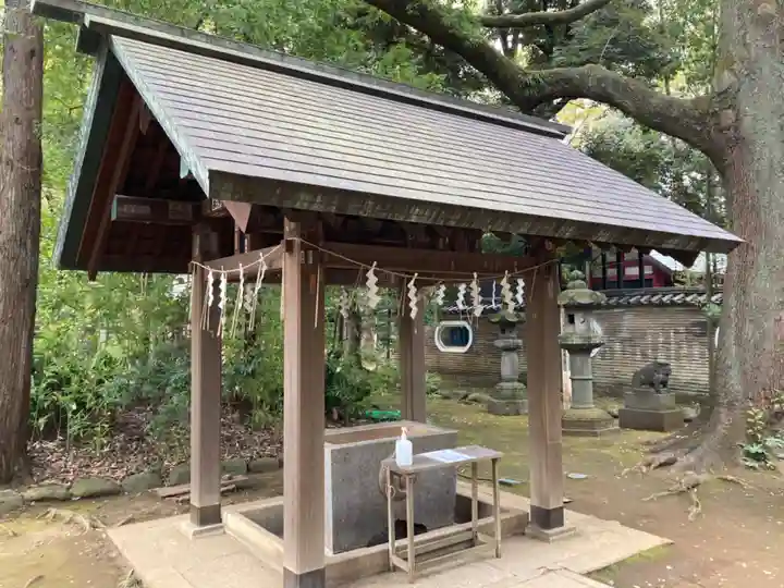 赤坂氷川神社の手水舎