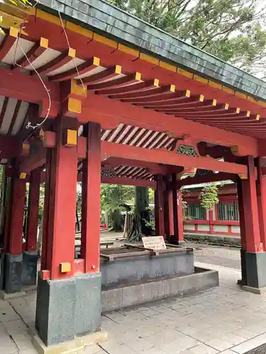 武蔵一宮氷川神社の手水