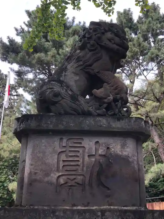 石神井氷川神社の狛犬