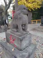 鎮守氷川神社の狛犬