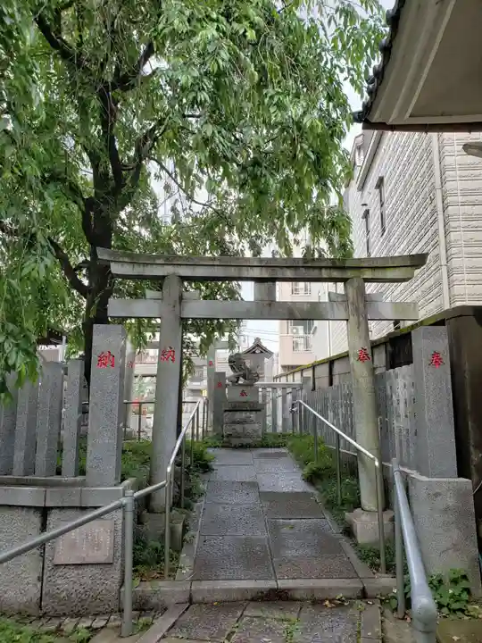 荻窪白山神社の鳥居