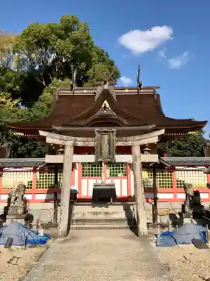 錦織神社の鳥居