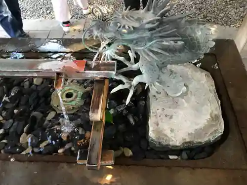 川越氷川神社の手水舎