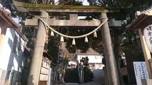 中村八幡宮の鳥居