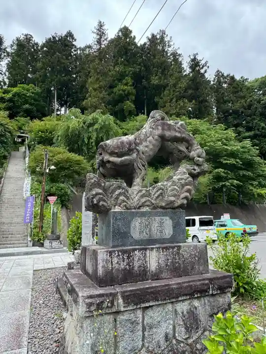 石都々古和気神社の狛犬