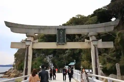 八百富神社の鳥居