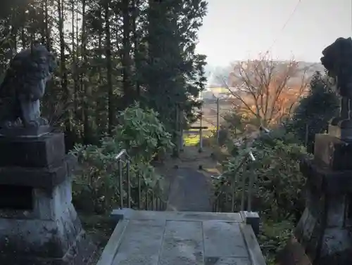 高瀬神社の景色