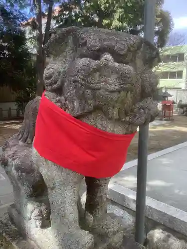 神明社・土之宮合殿の狛犬