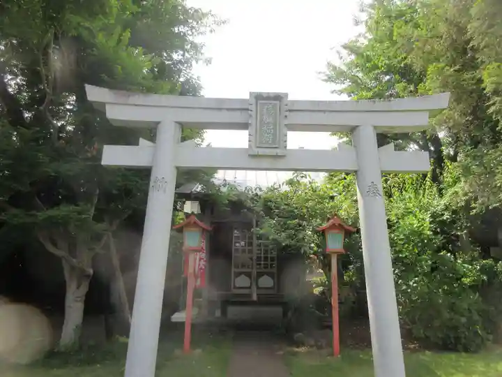 上行寺の鳥居