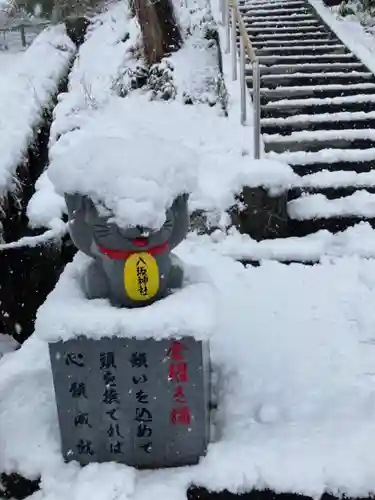 鹿角八坂神社の狛犬