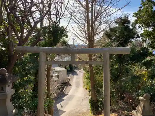 山の神神社の鳥居