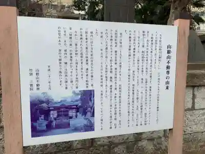 山根山不動尊跡(千葉県)