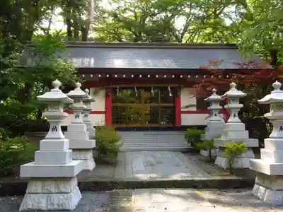 山中浅間神社の本殿・本堂