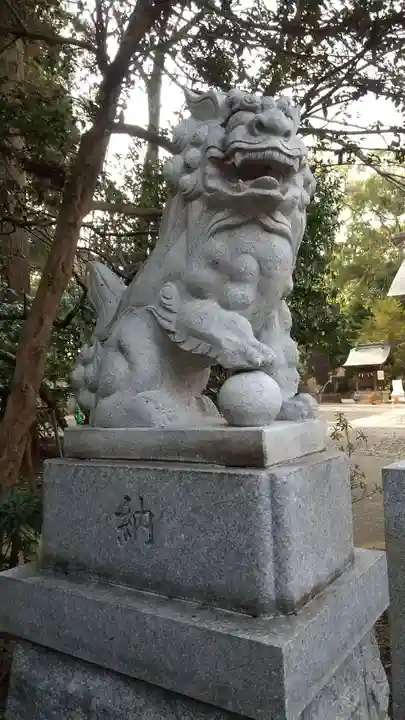 柴崎神社の狛犬