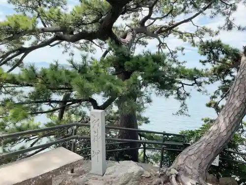 八百富神社の景色