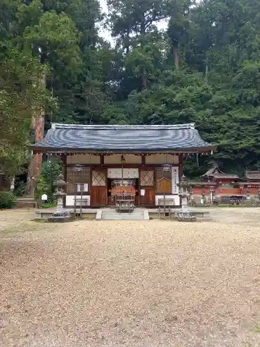 宇太水分神社の本殿・本堂