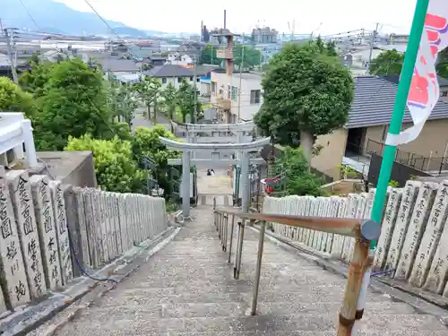 藤ノ木白山神社の鳥居